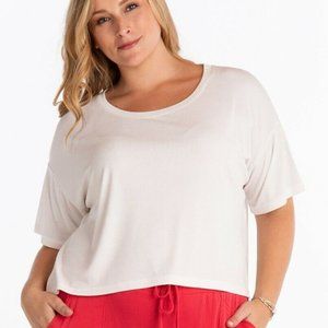 FRESH PRODUCE Jetsetter Short Sleeve T travel friendly rib knit